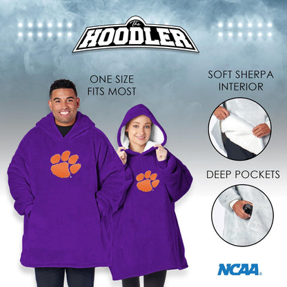 Northwest NCAA unisex-adult Hoodler Oversized Sherpa Pullover