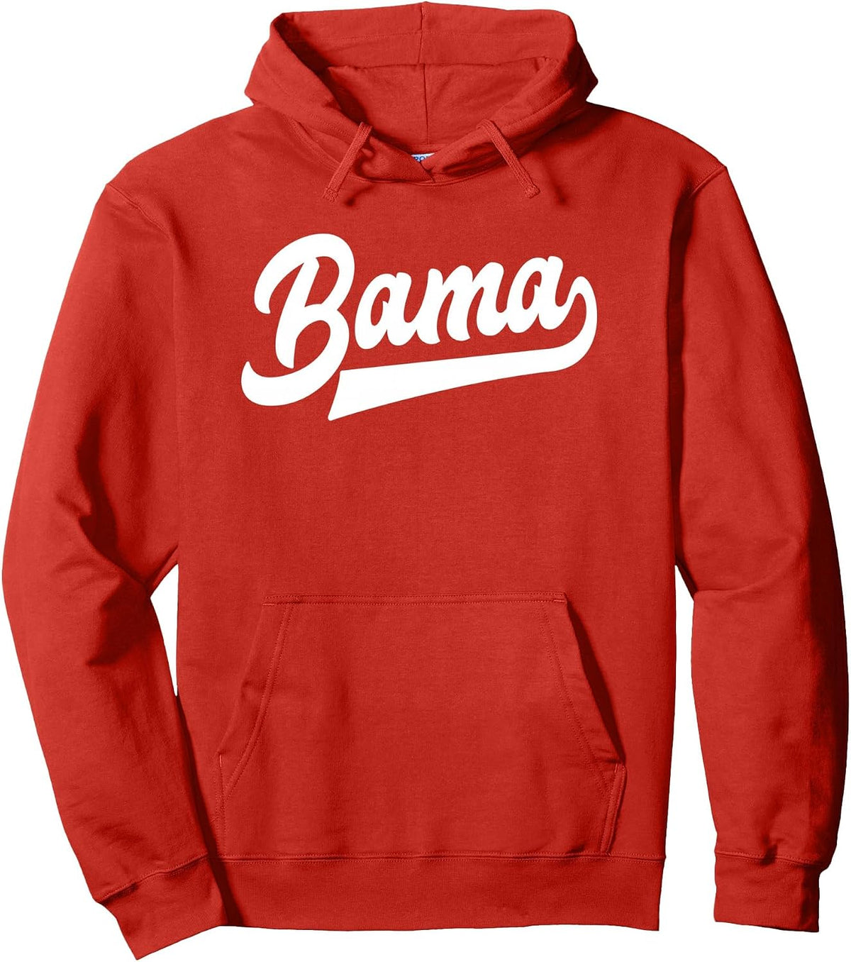 Bama Alabama White Script Design Southern Pullover Hoodie