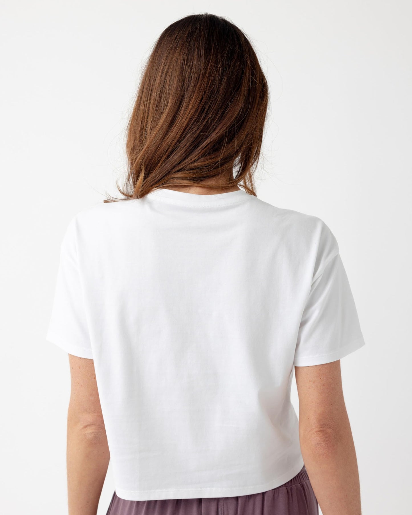 Cozy Earth Women's All Day Cropped Tee, 100% Cotton T-Shirt