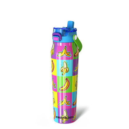 Frost Buddy 24oz Insulated Water Bottle - Straw & Chug Lid - Leak-Proof | Sip-or-chug dual lid | Ice-cold for 24+ hours | Cup-holder friendly