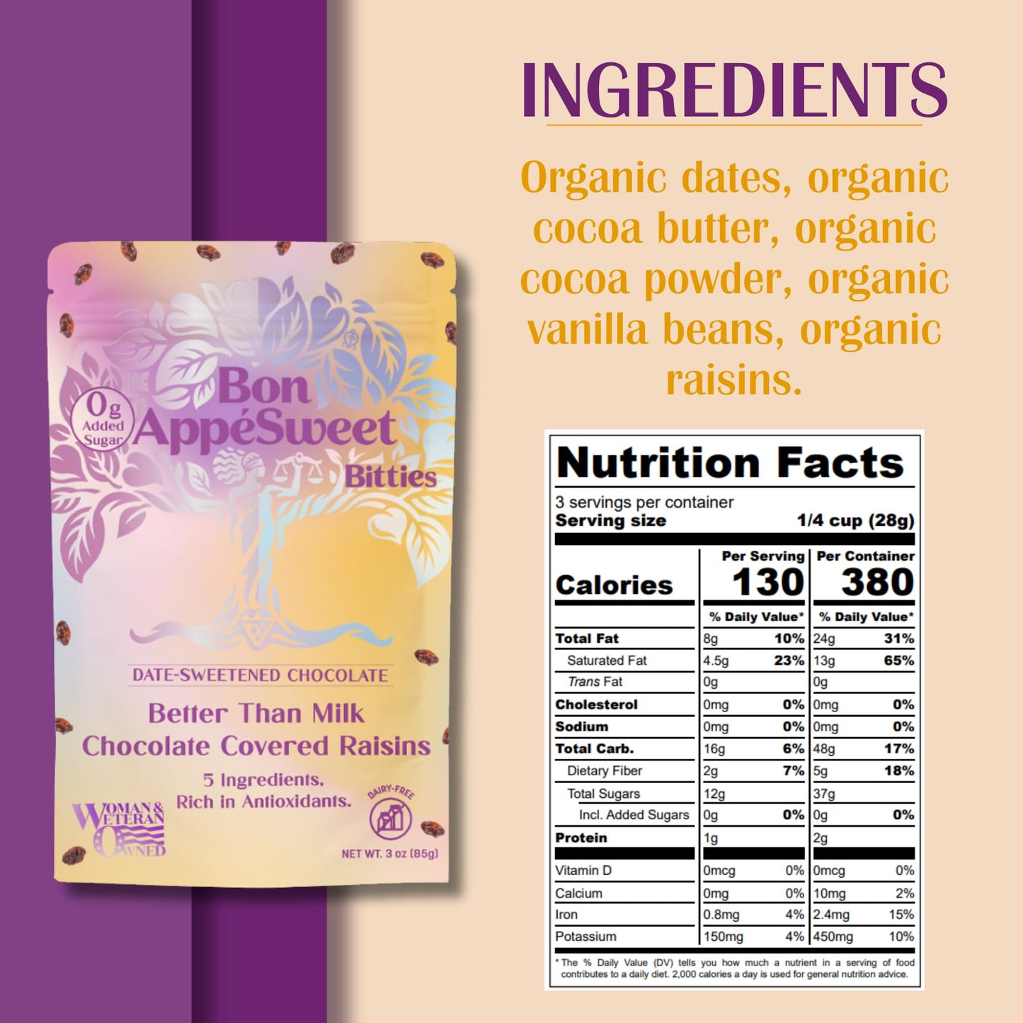 Bon Appesweet Date Sweetened Chocolate Variety