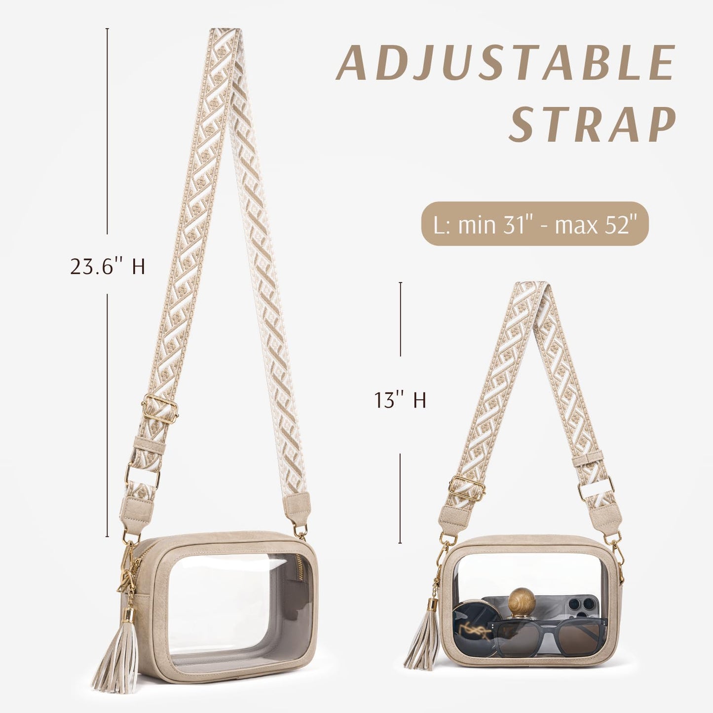 Unilily Clear Bag for Stadium Events