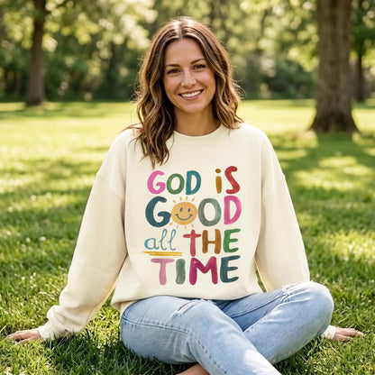 BeWithYou Christian Sweatshirts for Women -God is Good