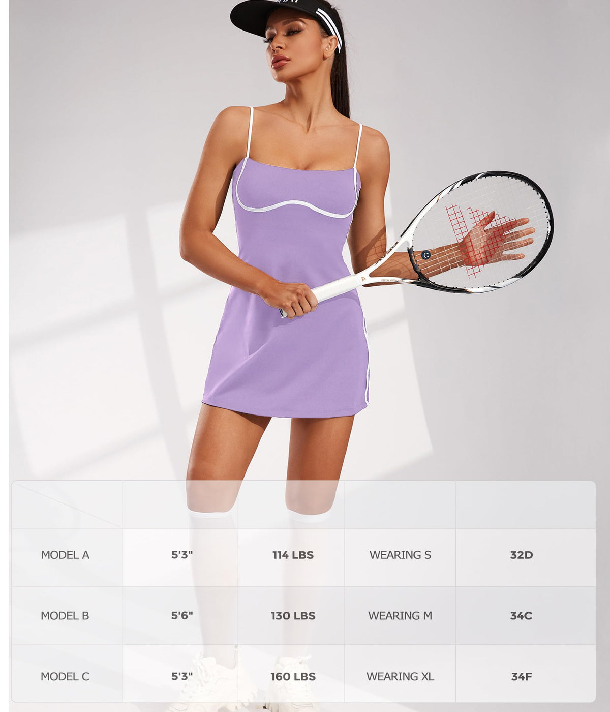 Womens Workout Tennis Dress