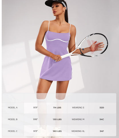 Womens Workout Tennis Dress