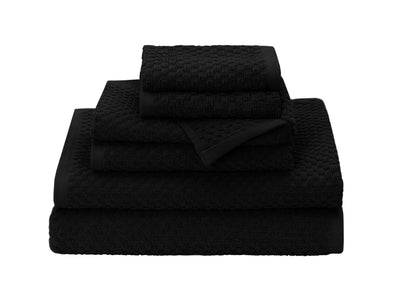 COTTON CRAFT- Euro Spa Set of 4 Luxury Waffle Weave Bath Towels, Oversized Pure Ringspun Cotton, 30 inch x 56 inch, White