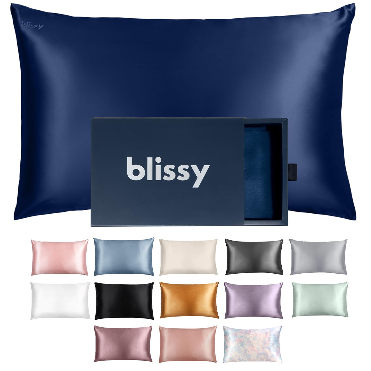 Blissy Silk Pillowcase - 100% Pure Mulberry Silk