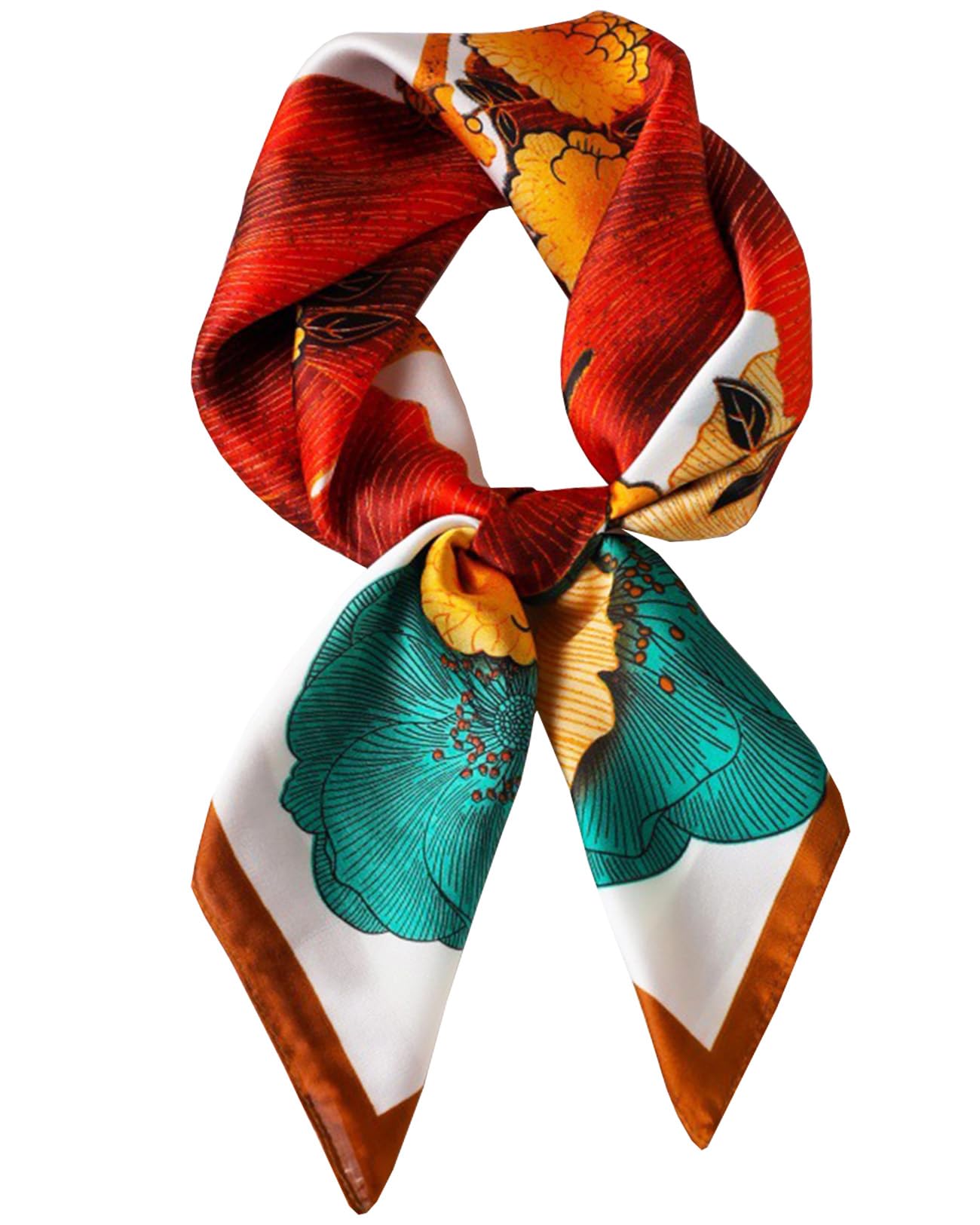 Satin Bandana Headscarf for Women Silky Hair Scarves for Fashion Lightweight
