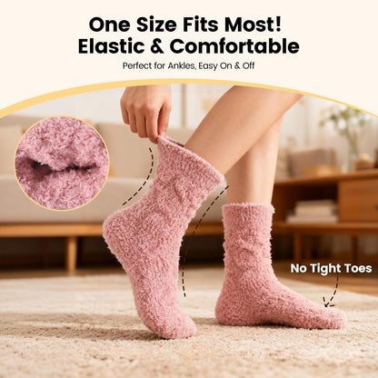 Womens Fluffy Fuzzy Socks,Winter Cozy Soft Warm Socks Gifts for Womens