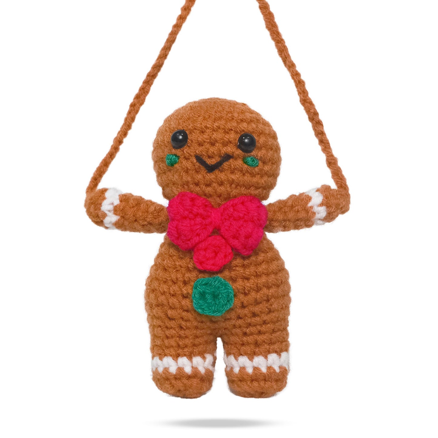 OASSIE Christmas Tree Crochet - Xmas Stocking Stuffers Gifts for Women Men | Christmas Tree Decorations, Christmas Crochet Gifts for Friends/Family/Coworkers, Emotional Support Message, Handmade