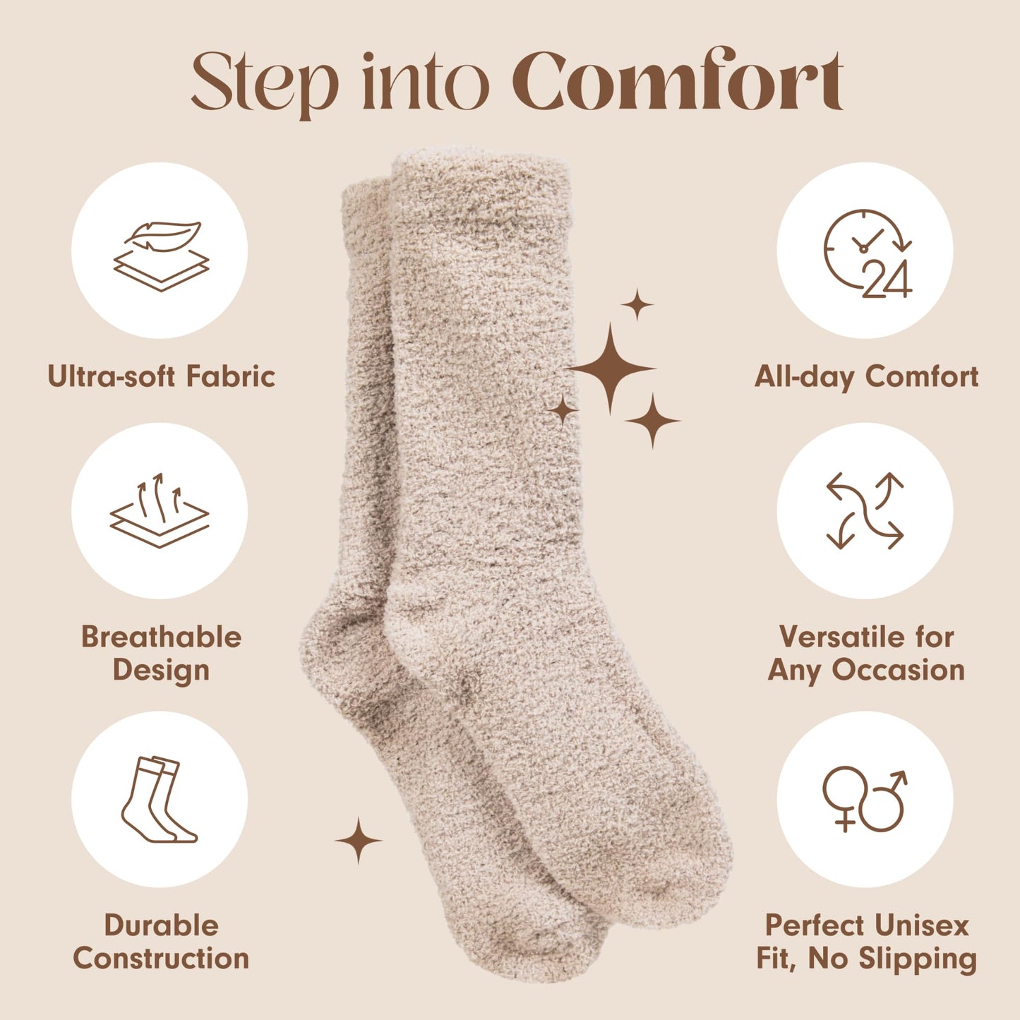 Unboxme Gifts Warm & Cozy Ultra-Luxe Cloud Sock