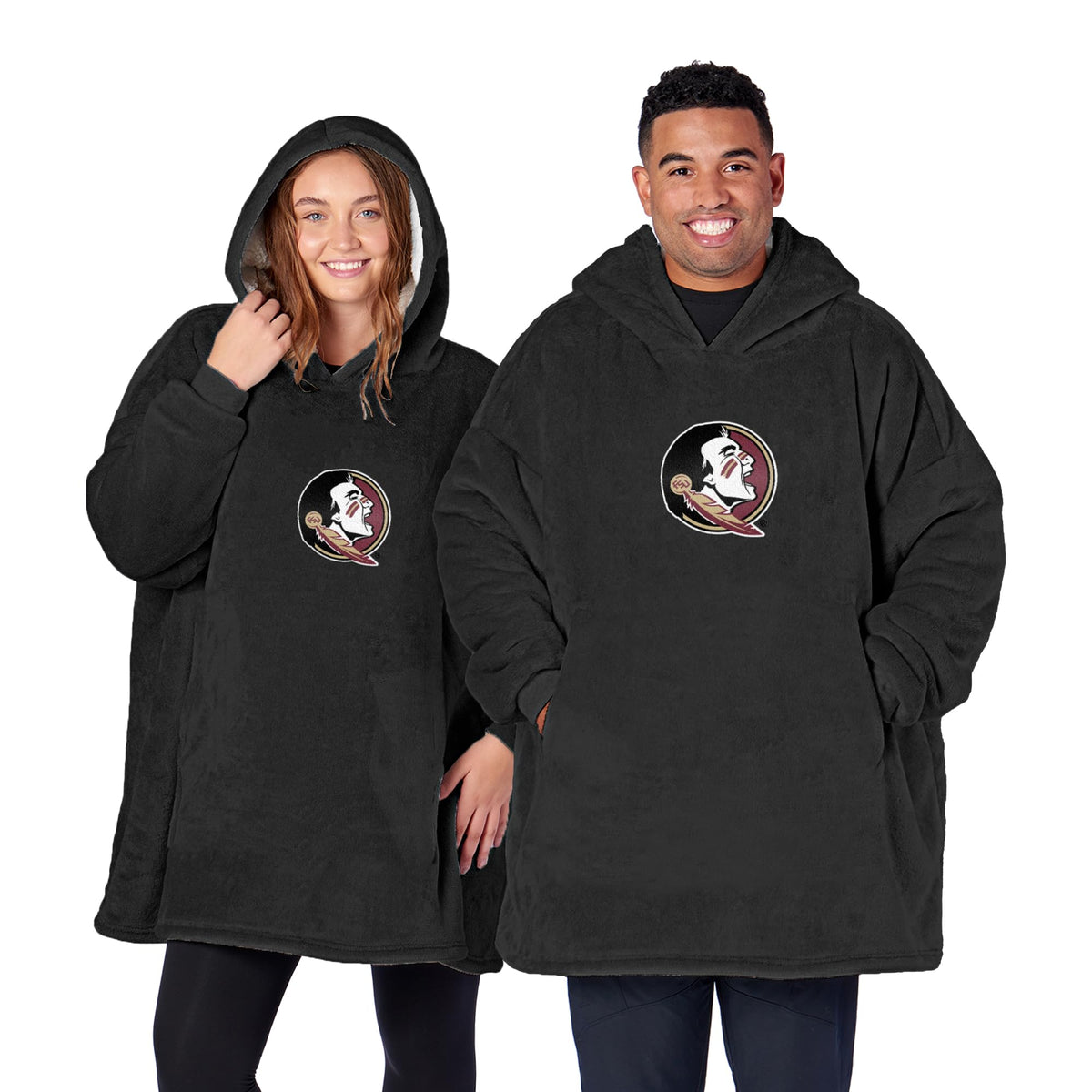 Northwest NCAA unisex-adult Hoodler Oversized Sherpa Pullover