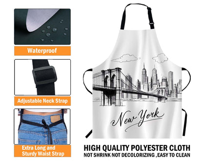 Wondertify Doodle Frames in French Style Apron