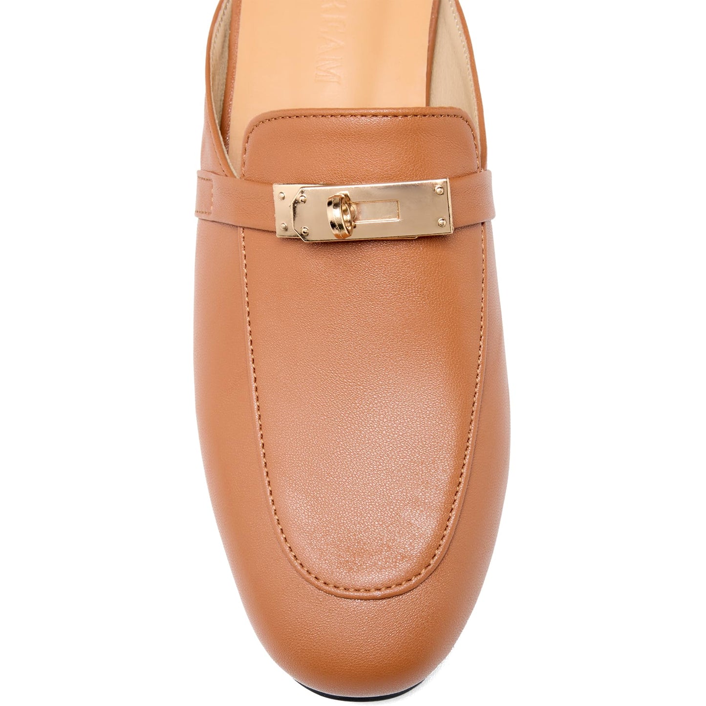 Almond Toe Slip-On Flats