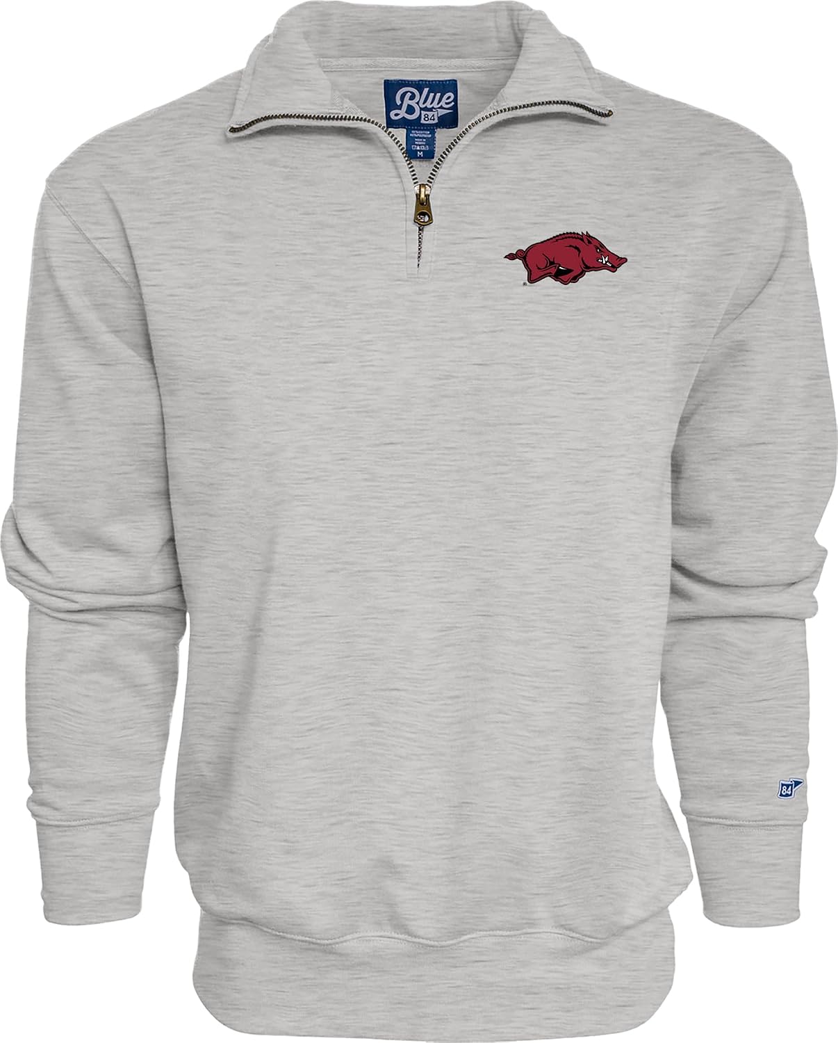 Blue 84 NCAA mens Quarter Zip Sweatshirt Icon