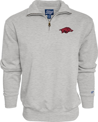 Blue 84 NCAA mens Quarter Zip Sweatshirt Icon