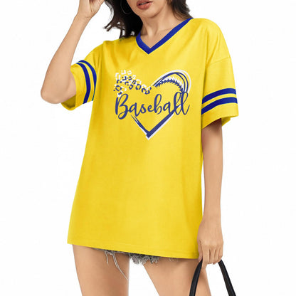 Baseball Shirts Women Oversized: Baseball Mom Tshirt Hey Batter Batter Swing Graphic Tee Ballparks Tops
