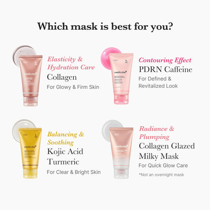 medicube Wrapping Mask PDRN Caffeine - Overnight Peel Off Facial Mask