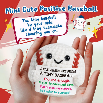 Baseball Gifts for Boys Son Birthday Christmas Positive Crochet Animals