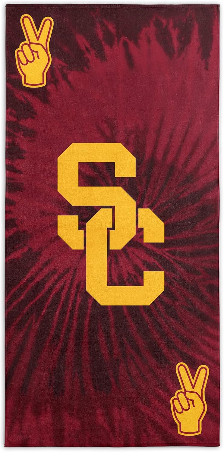 Northwest NCAA Alabama Crimson Tide Unisex-Adult Beach Towel, 30" x 60", Stripes