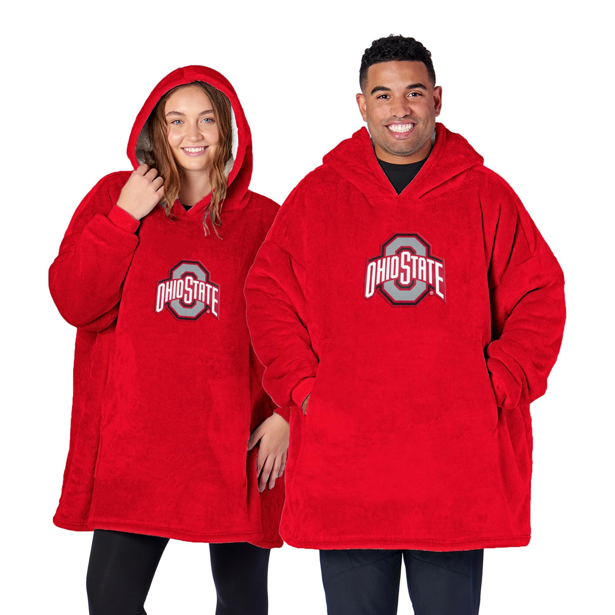 Northwest NCAA unisex-adult Hoodler Oversized Sherpa Pullover