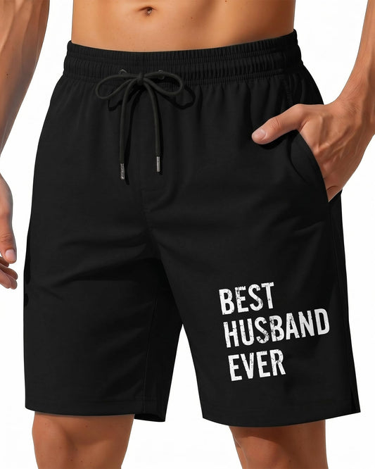 Yufawow 9 Inch Men Swim Trunks with Mesh Lining Quick Dry Breathable Pockets for Summer Beach Cruise Water Park Gym Running
