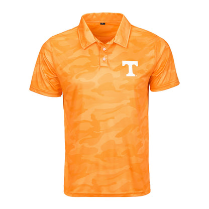 FOCO Men's NCAA College Team Logo Camo Color Polyester Polo Short Sleeve Shirt