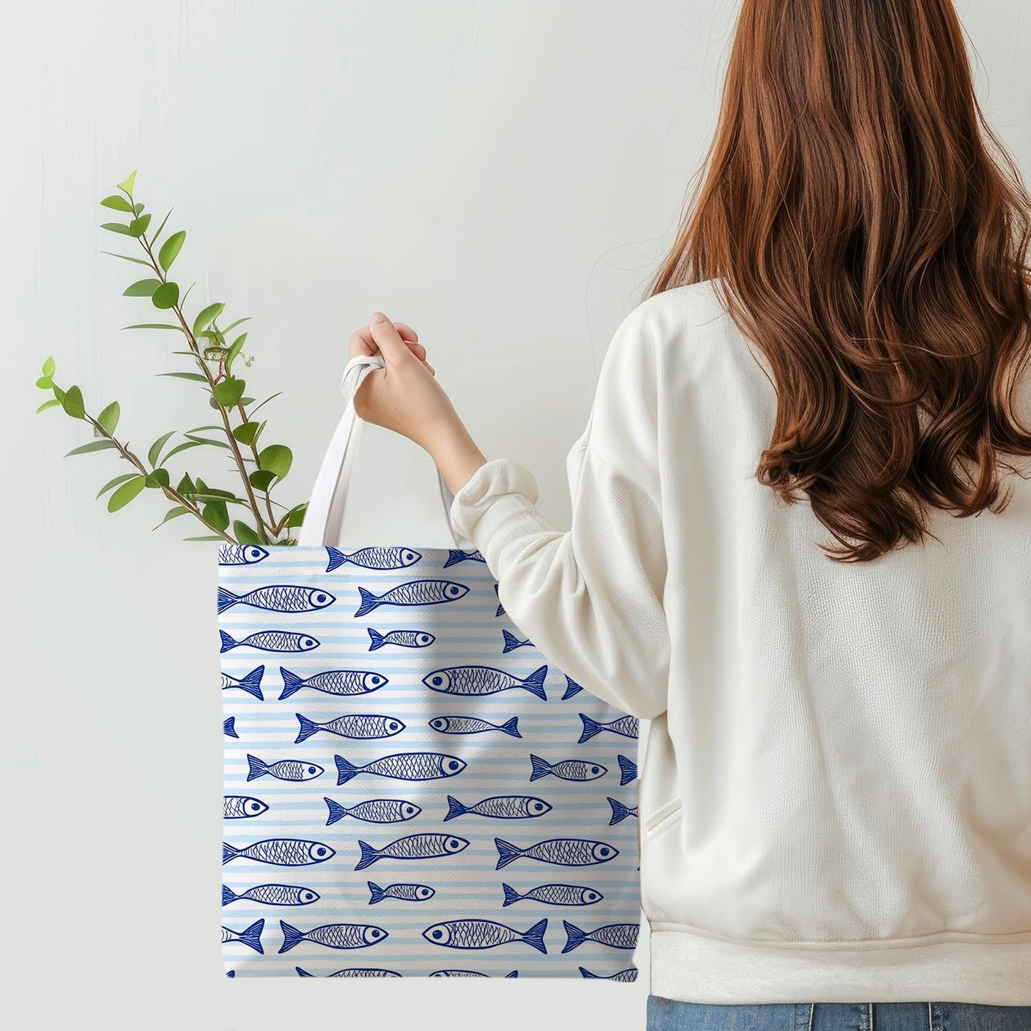 Canvas Summer Beach Tote