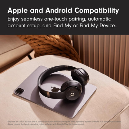 Beats Solo 4 - Wireless On-Ear Bluetooth Headphones, Up to 50-Hour Battery Life, Ultra-Lightweight Comfort, Powerful and Balanced Sound, Apple & Android Compatible - Amazon Exclusive Metallic Pink