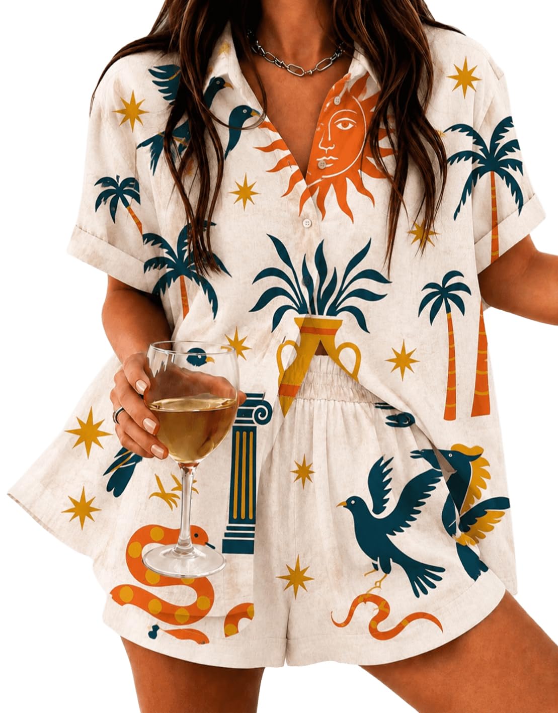 LOVESHOOT 2 Piece Short Sets