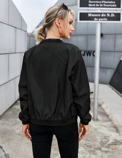 Zeagoo Women Bomber Jacket