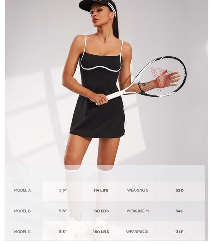 Womens Workout Tennis Dress
