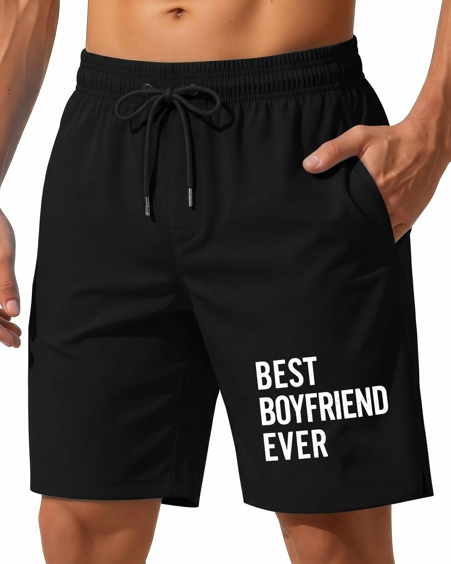Yufawow 9 Inch Men Swim Trunks with Mesh Lining Quick Dry Breathable Pockets for Summer Beach Cruise Water Park Gym Running