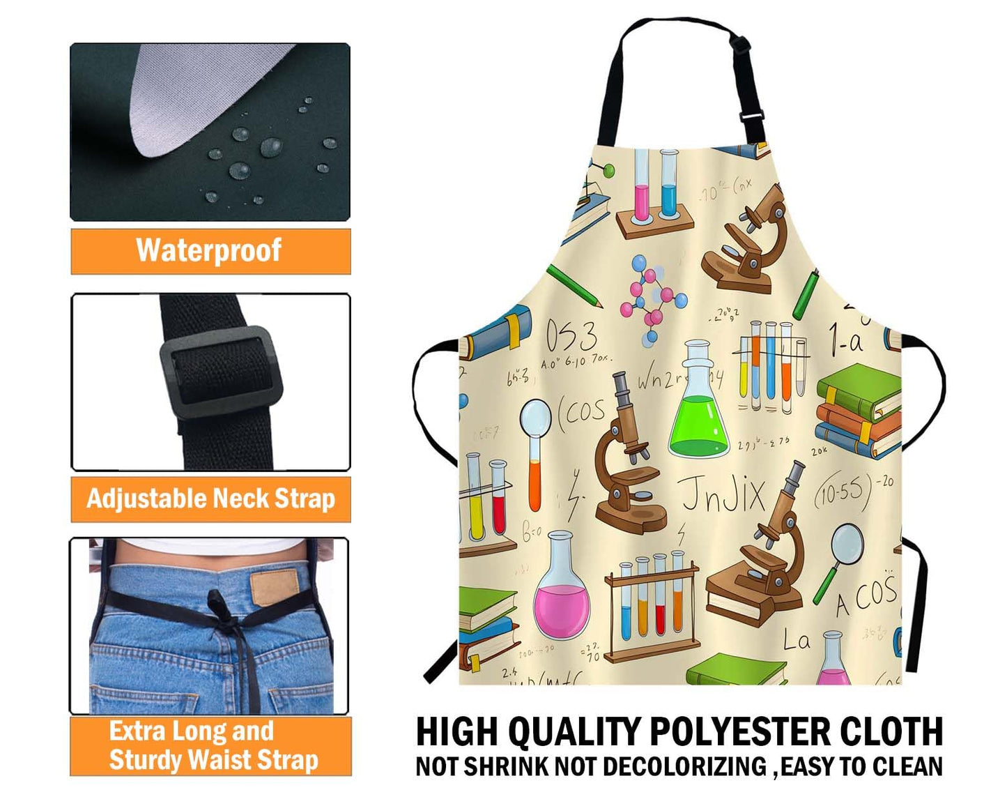Wondertify Doodle Frames in French Style Apron
