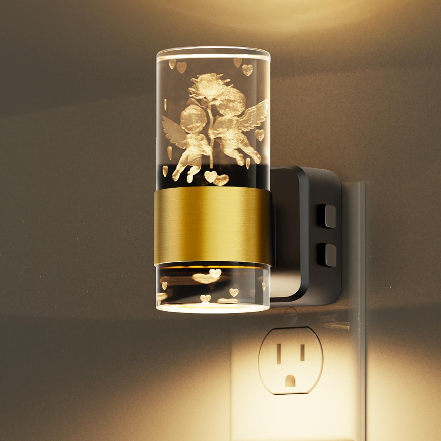 L LOHAS LED Night Light, Modern Night Lights Plug into Wall | 2 Pack