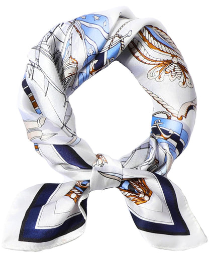 Saiusloa Neck Scarf For Womens Silky Head Scarves Hair Bandanas Square Scarf Fashion Accessories lightweight