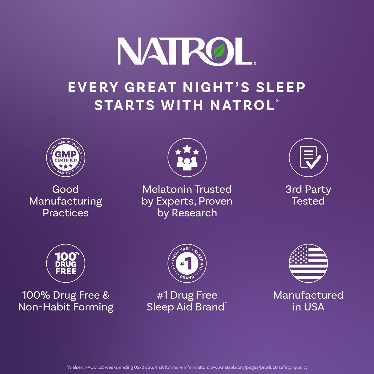 Natrol Melatonin 10mg Fast Dissolve Tablets - Strawberry Flavor, 100 Count, Sleep Aids for Adults, Fast Dissolve Melatonin for Adults, 100-Day Supply