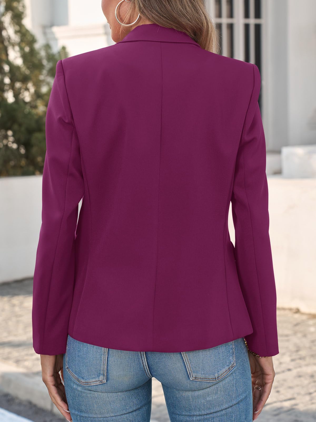 huatandis Women's Business Casual Blazer