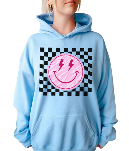TEEAMORE Smiley Face Sweatshirt