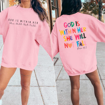 Sulayesh Christian God Is Within Her Sweatshirts