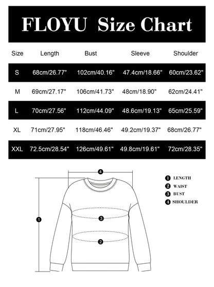 FLOYU Women Sunday Funday Sweatshirt Cute Football Graphic Pullover Game Day Weekend Tops Casual Football Season Shirt
