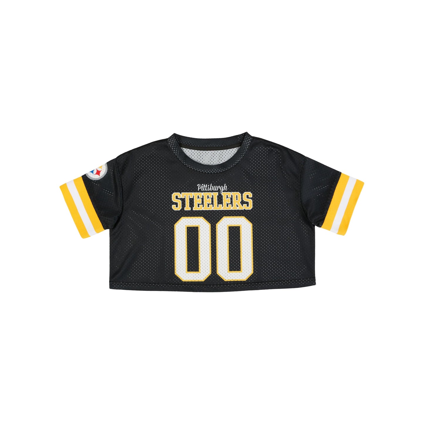 FOCO NFL Womens NFL Ladies Fashion Gameday Jersey Mesh Crop Top Shirt