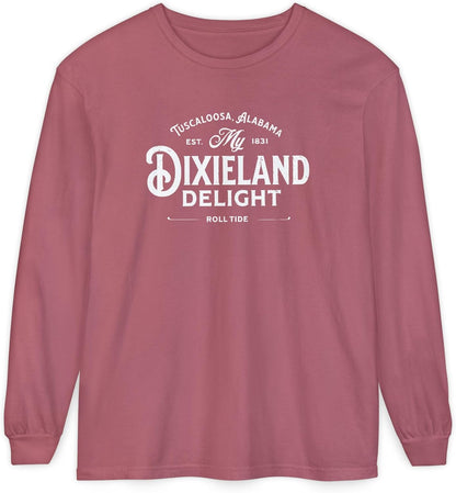 Alabama Football Dixieland Delight Fan Long Sleeve T-Shirt