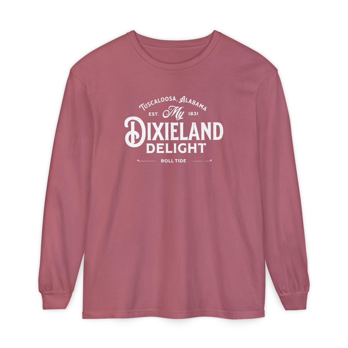 Alabama Football Dixieland Delight Fan Long Sleeve T-Shirt