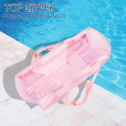 Fammart Iridescent Clear Beach Bags (Waterproof)