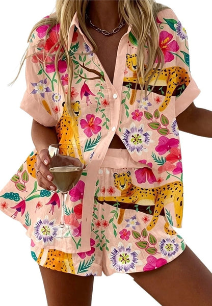 Women's Graffiti Graphic 2 Piece Outfits