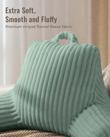 Blissful Diary Reading Pillow, Backrest Pillow with Shredded Memory Foam