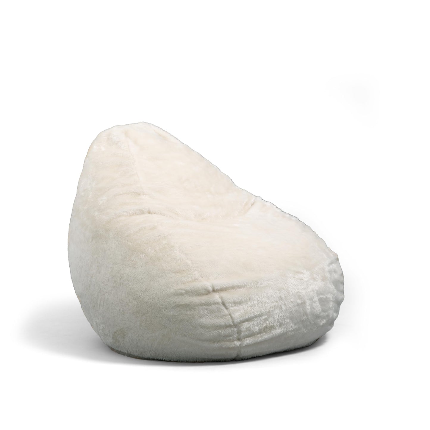 Big Joe Fuf 7Ft Giant Foam Bean Bag Chair, Oversized Couch with Removable Cover for Kids, Teens, Adults, Fog Lenox, Durable Woven Polyester, 7 Foot