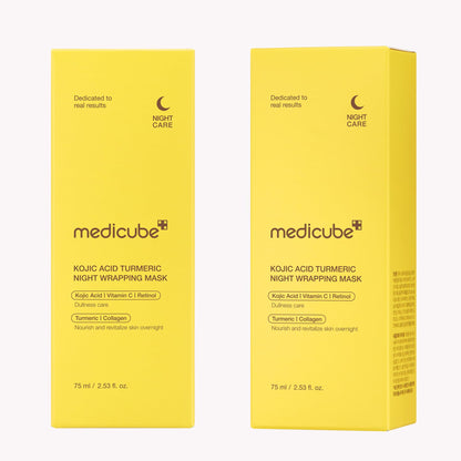 medicube Wrapping Mask PDRN Caffeine - Overnight Peel Off Facial Mask