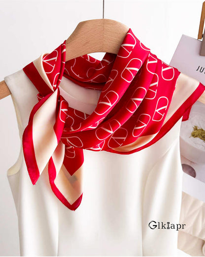 Satin Bandana Headscarf for Women Silky Hair Scarves for Fashion Lightweight